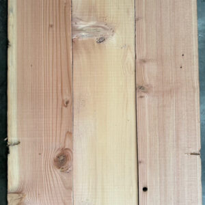 Reclaimed 140mm Douglas fir floorboards